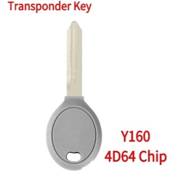 Chrysler/ Dodge/ Jeep Y160 Transponder Key (4D64)(Aftermarket chip/OEM chip )(No logo)